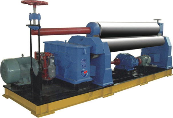 對稱式三(sān)輥卷闆機